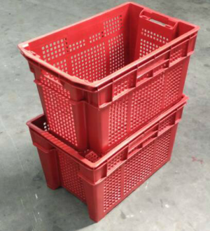 580x370x210 Mm Nestable Plastic Crate