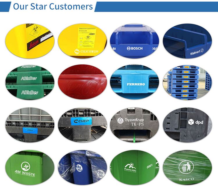 Plastic storage containers