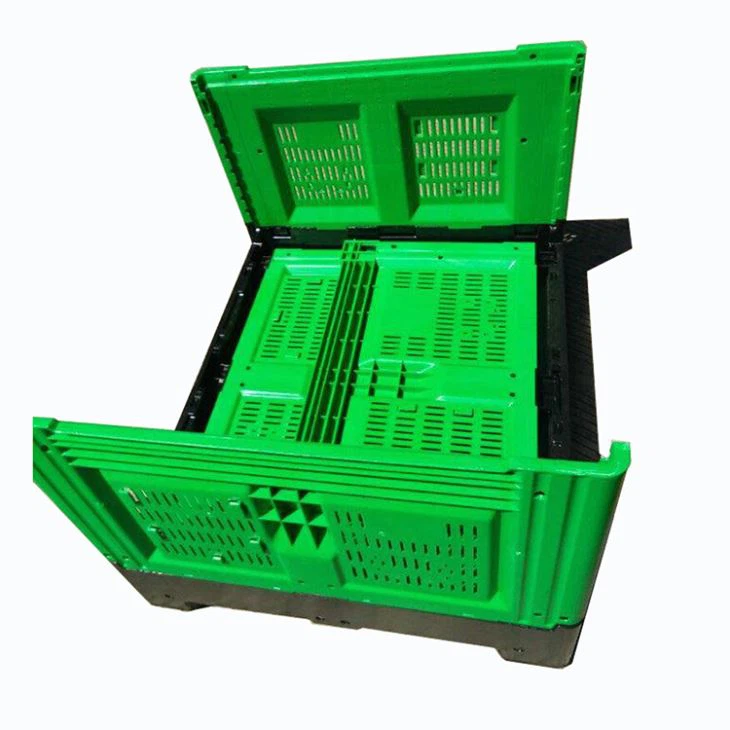 Collapsible Bulk Plastic Pallet Apple Containers