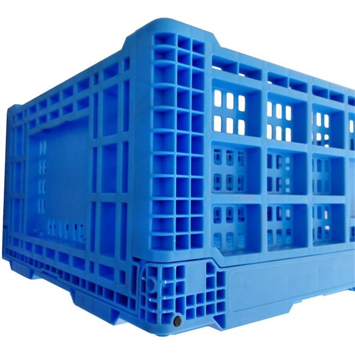 collapsible plastic crate foldable reusable