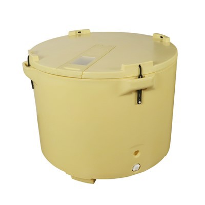 Store isolerede runde totes til fisk og skaldyr