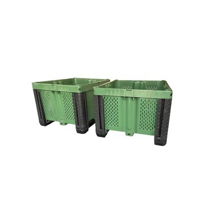 Hybrid æblekasse af plastik